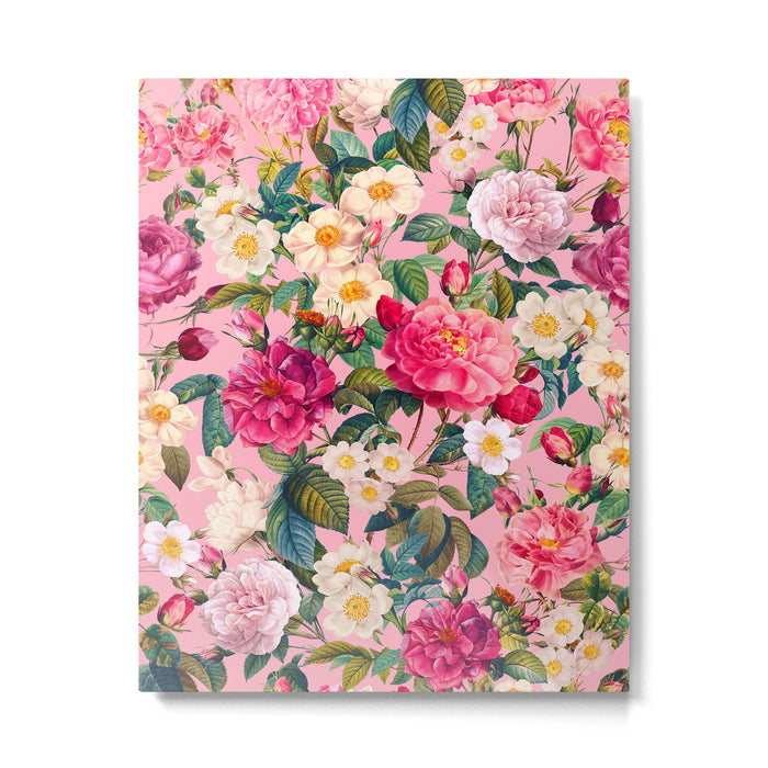 Rose Pink Garden II Metal Print Gallery Image 1