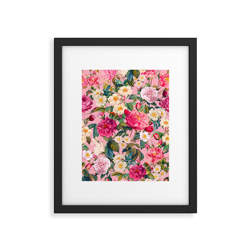 Rose Pink Garden II Framed Art Print Gallery Image 5
