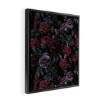 Roses Moon Garden Framed Canvas Print Gallery Image 2