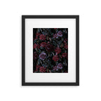Roses Moon Garden Framed Art Print Gallery Image 5