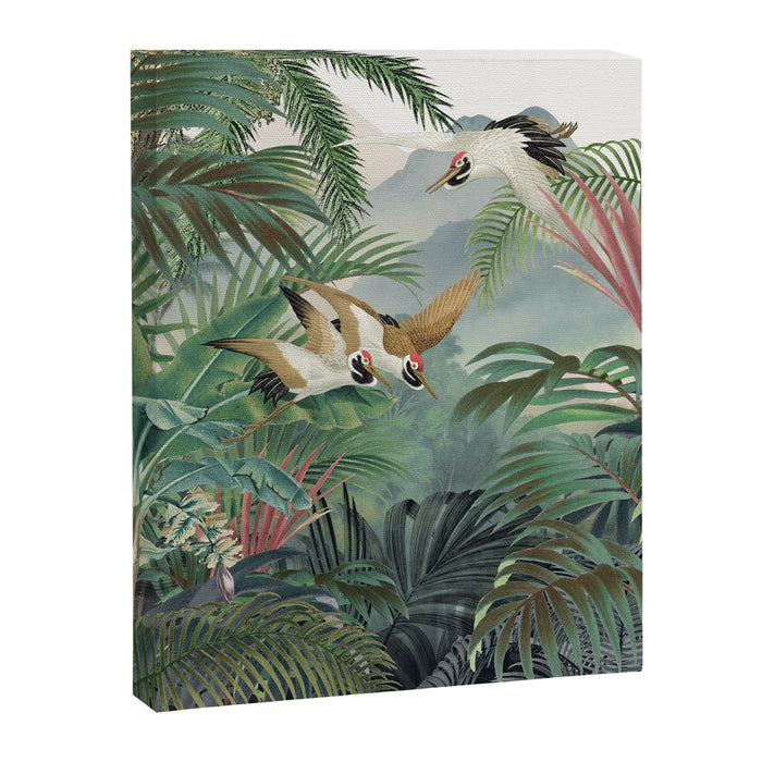 Sarus crane in the forest Canvas Print Gallery Image 1