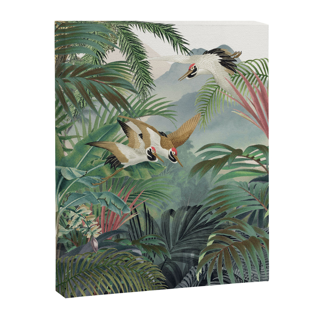 Sarus crane in the forest Canvas Print Gallery Image 8