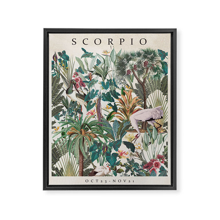 SCORPIO Framed Canvas Print Gallery Image 1