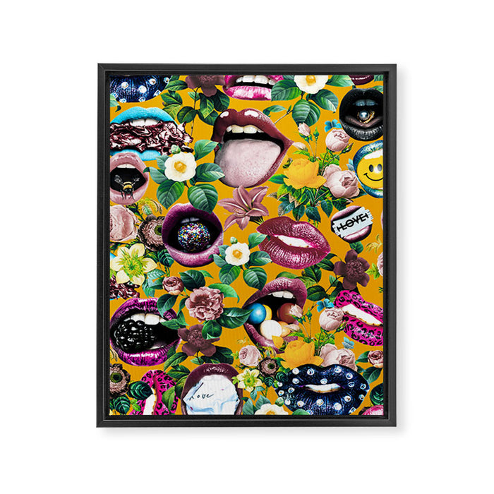 Sexy Floral Garden Framed Canvas Print Gallery Image 1