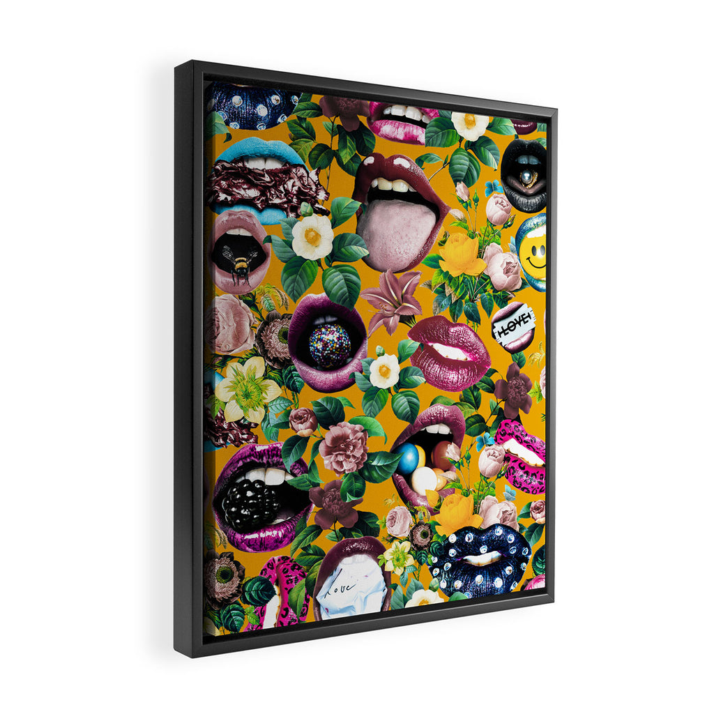 Sexy Floral Garden Framed Canvas Print Gallery Image 2