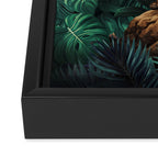 Shadow of the Leopard Framed Canvas Print Gallery Image 3