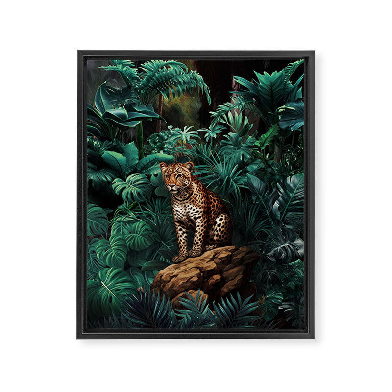 Shadow of the Leopard Framed Canvas Print Gallery Image 6
