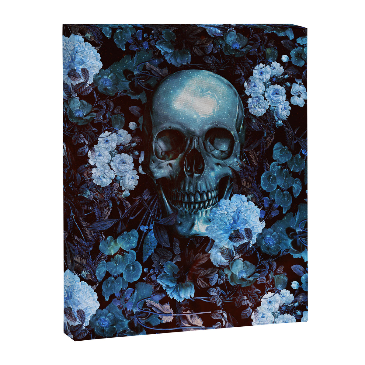 Skull and Flowers Canvas Print Gallery Image 6