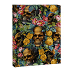 Skull and Flowers Pattern Canvas Print Gallery Image 6