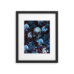 Skull and Flowers Framed Art Print Gallery Image 5