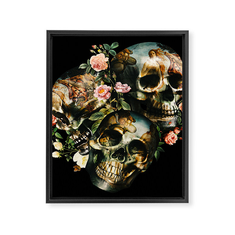 Skull & Venus Framed Canvas Print Gallery Image 8