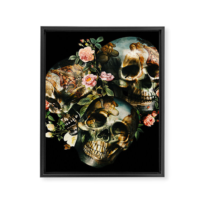 Skull & Venus Framed Canvas Print Gallery Image 1