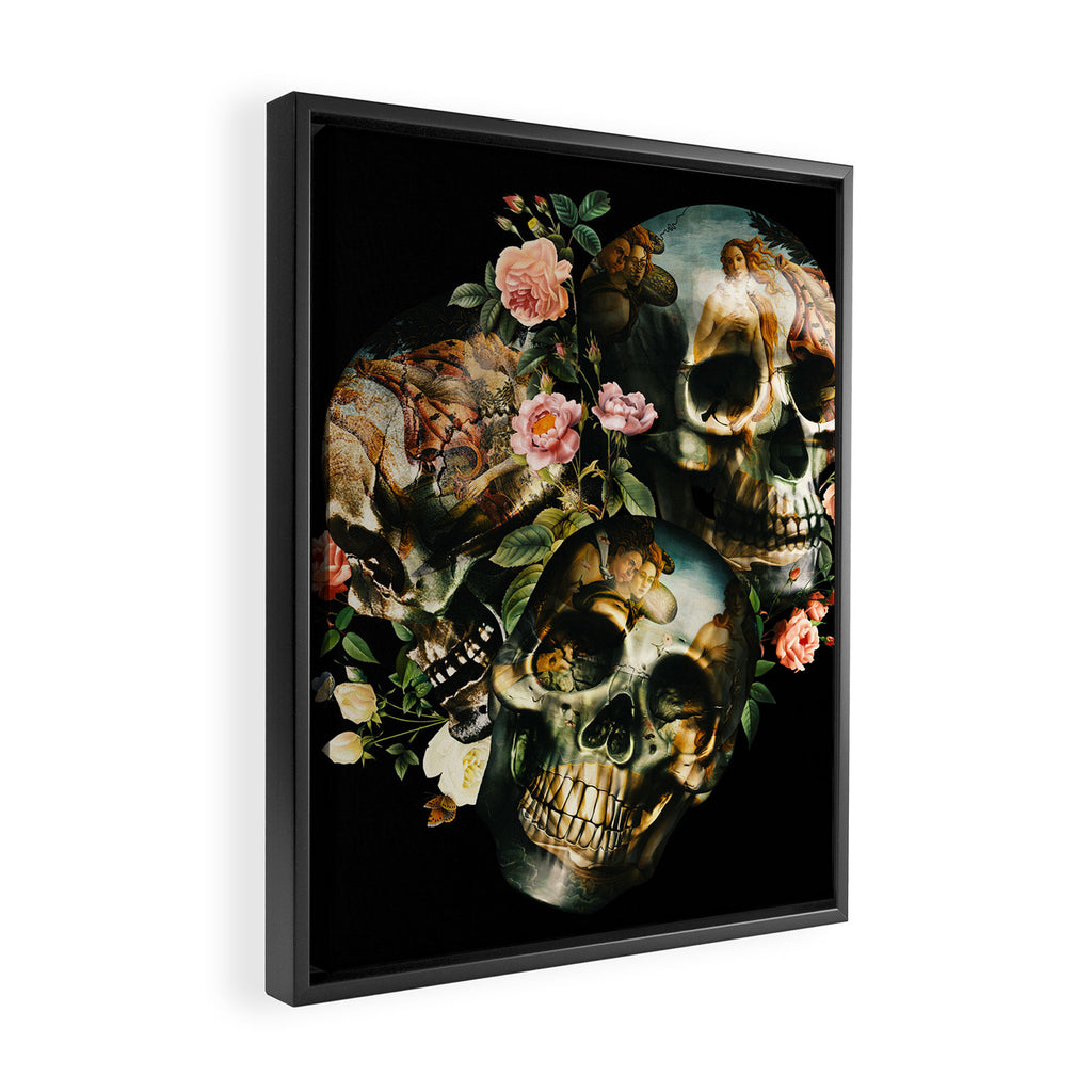 Skull & Venus Framed Canvas Print Gallery Image 2
