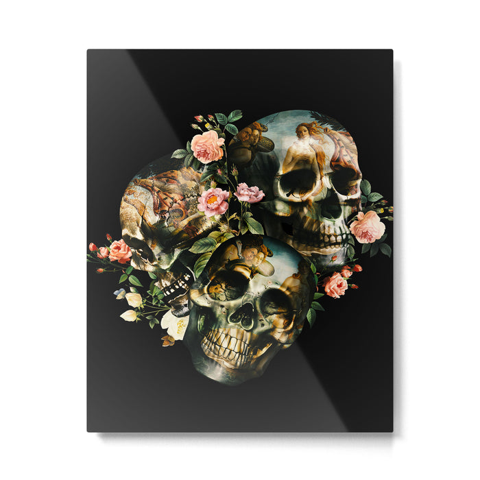 Skull  & Venus Metal Print Gallery Image 1