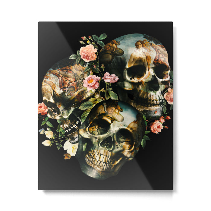 Skull & Venus Metal Print Gallery Image 1