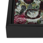 Snakes and Roses Framed Canvas Print Gallery Image 3