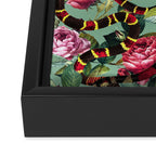 Snakes and Roses II Framed Canvas Print Gallery Image 3