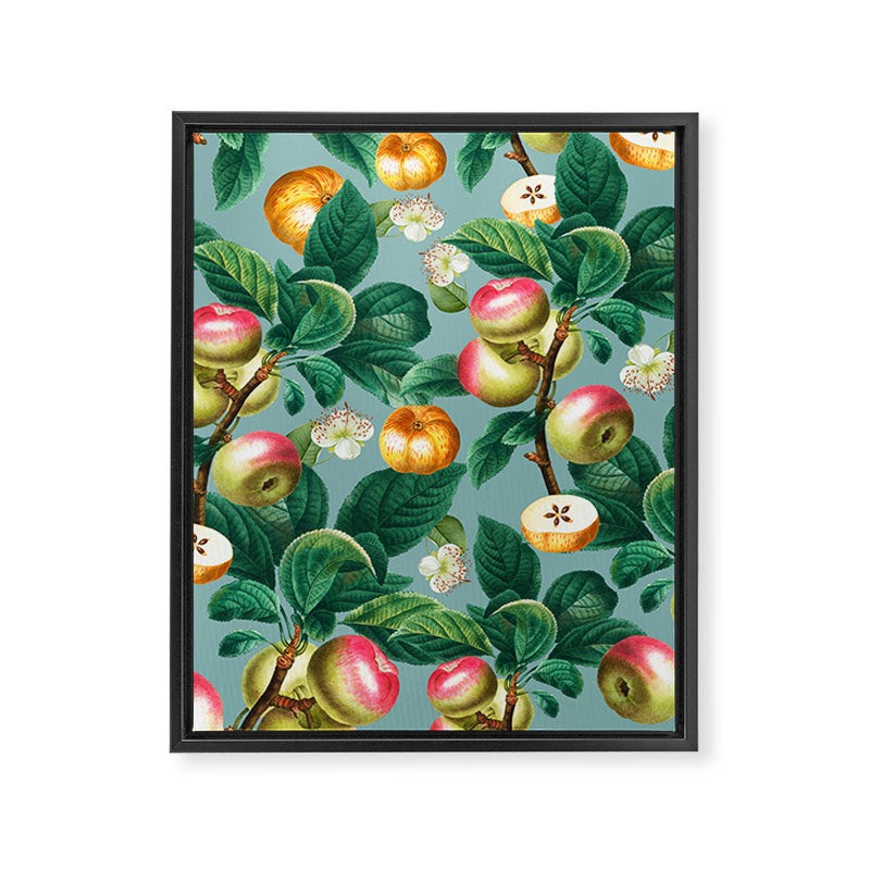 Spring Summer 2022 Fruits Pattern Framed Canvas Print Gallery Image 6