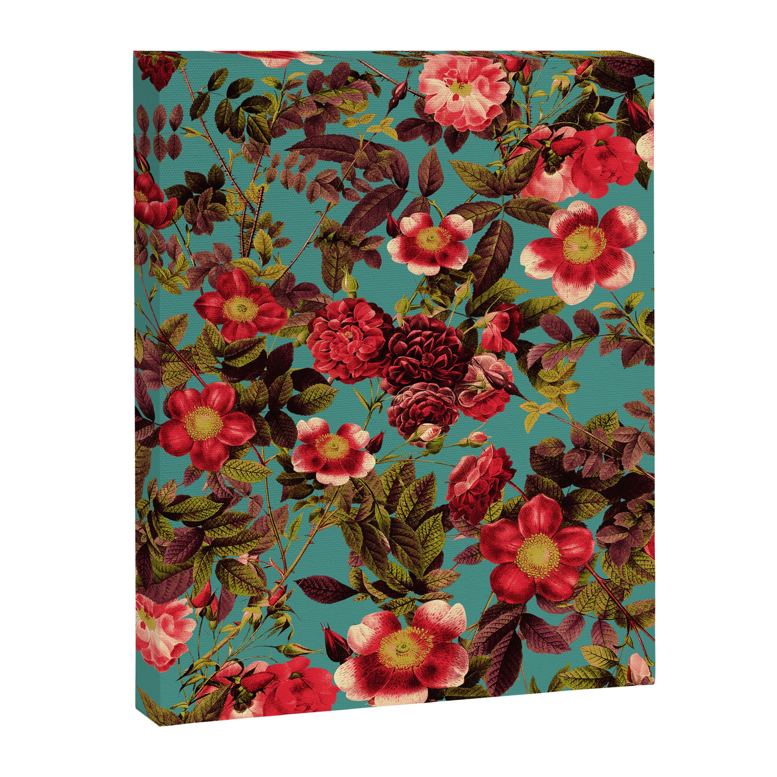 Spring Summer Floral Pattern Canvas Print Gallery Image 6