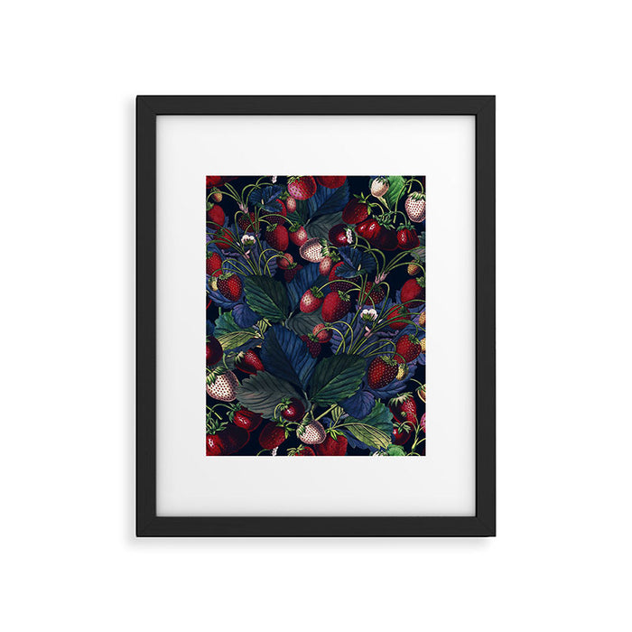 Strawberry Fields Forever III - Night Framed Art Print Gallery Image 1