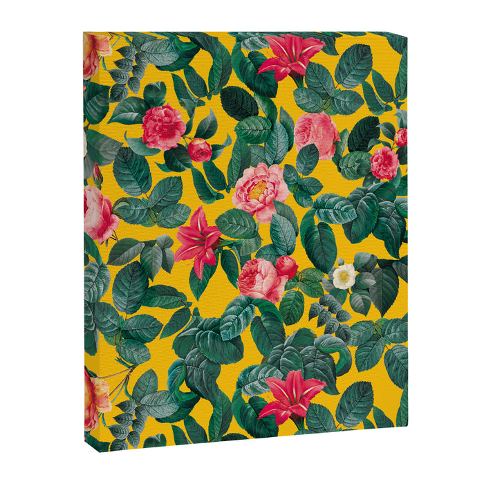 Summer Botanical Pattern Canvas Print Gallery Image 1