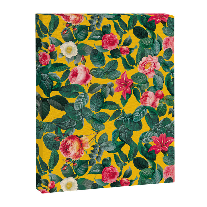 Summer Botanical Pattern Canvas Print Gallery Image 1