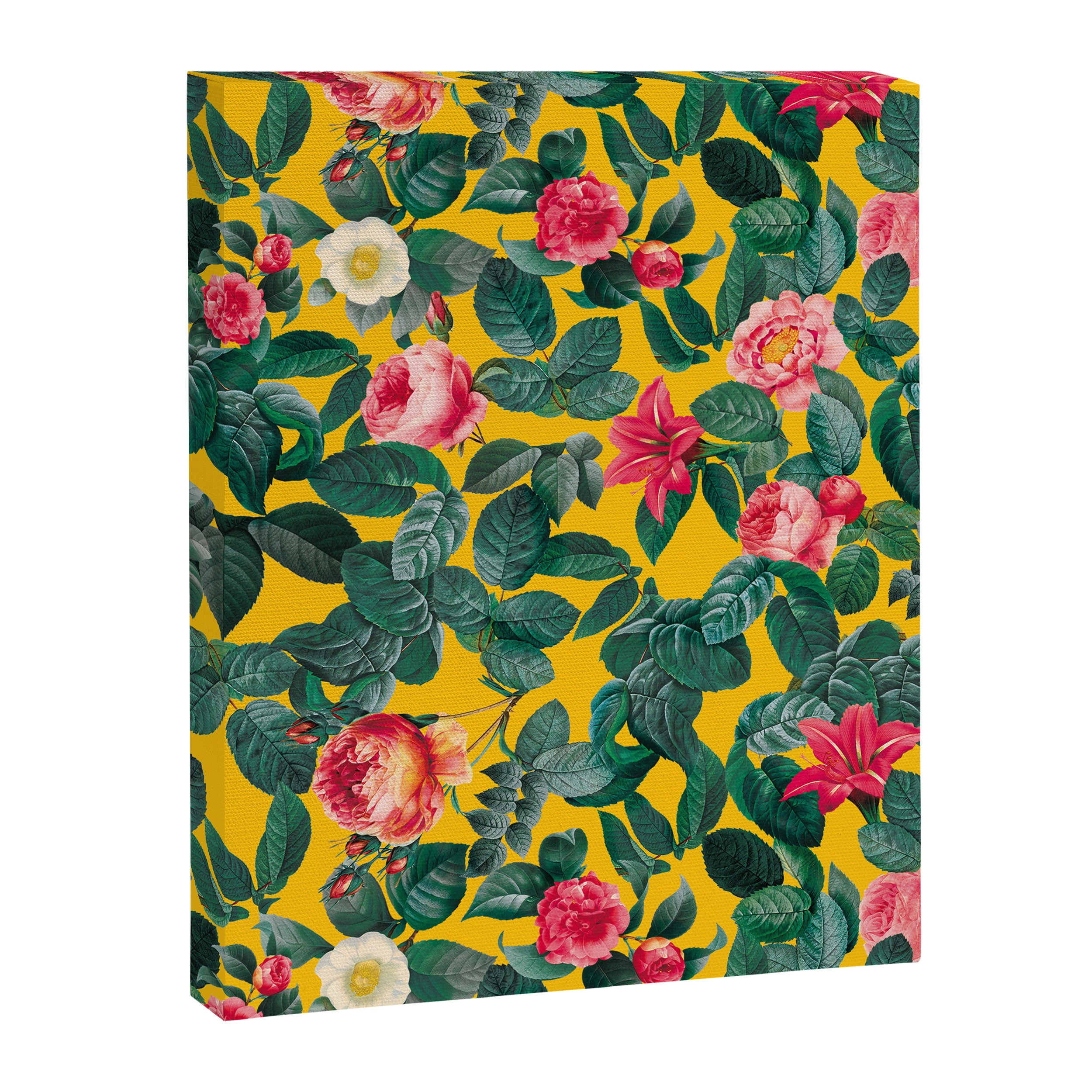 Summer Botanical Pattern Canvas Print Gallery Image 6