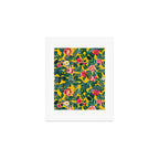 Summer Botanical Pattern Art Print Gallery Image 1