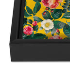 Summer Botanical Pattern Framed Canvas Print Gallery Image 3