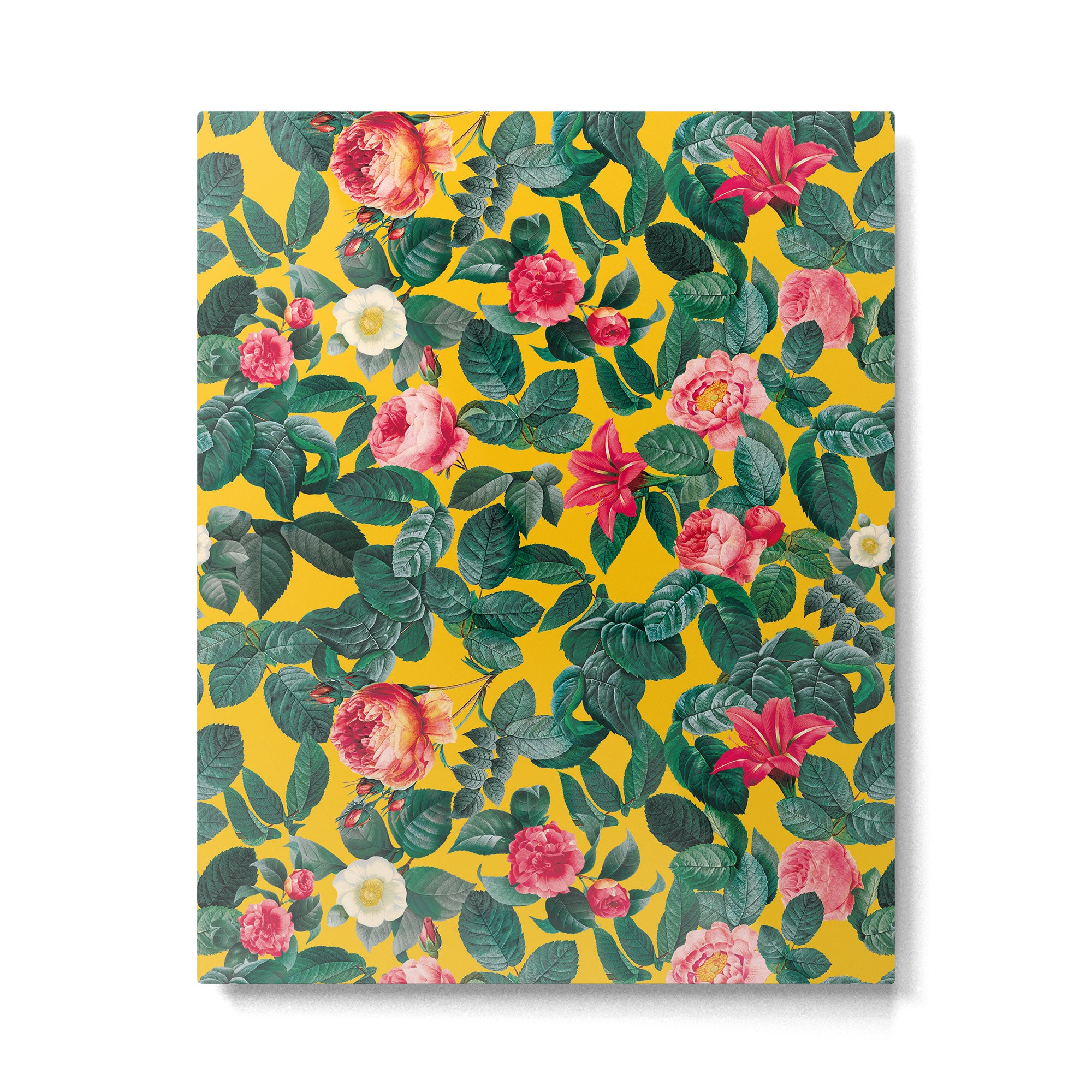 Summer Botanical Pattern Metal Print Gallery Image 4