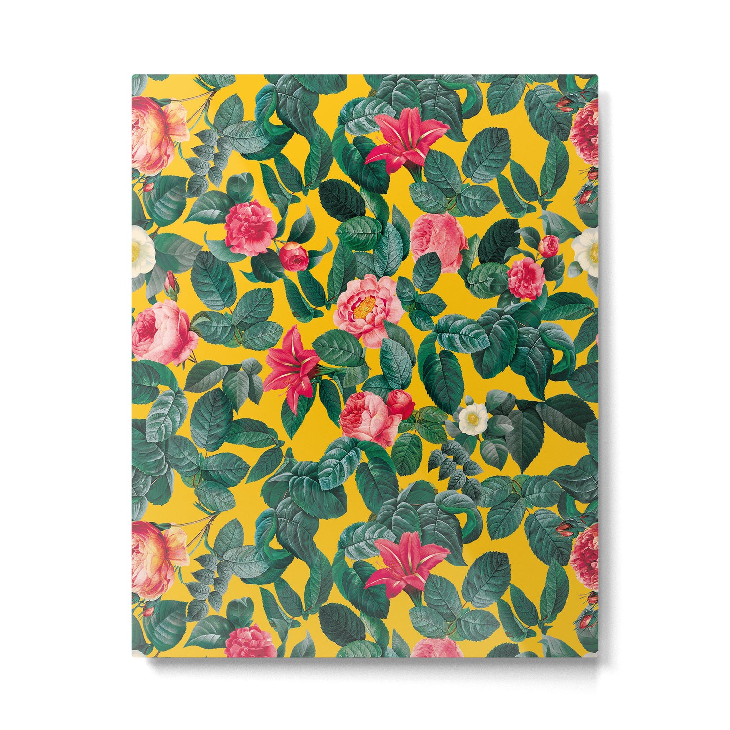 Summer Botanical Pattern Metal Print Gallery Image 6