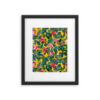Summer Botanical Pattern Framed Art Print Gallery Image 6