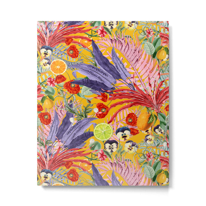 Summer Tropical Garden Metal Print Gallery Image 1