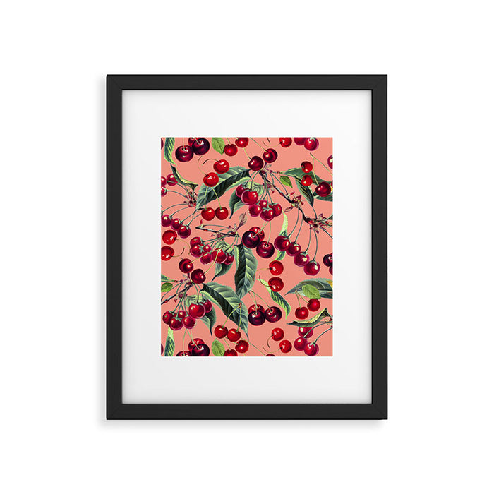 Sweet Cherry V Framed Art Print Gallery Image 1