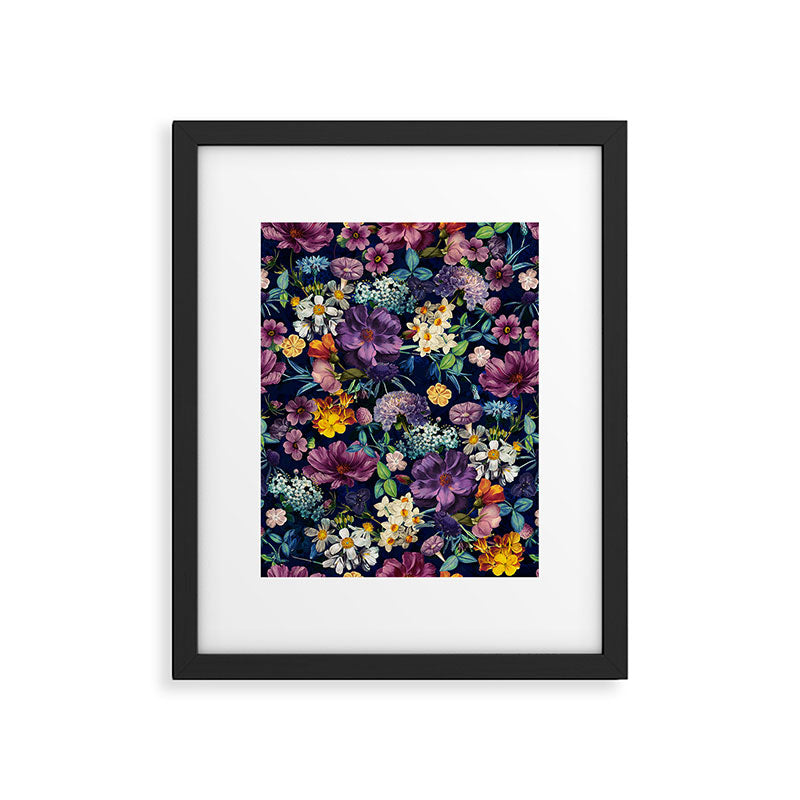 The Secret Glow of Night Flowers Framed Art Print Gallery Image 5