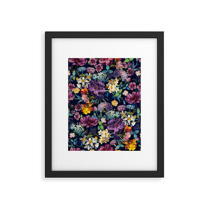 The Secret Glow of Night Flowers Framed Art Print Gallery Image 1