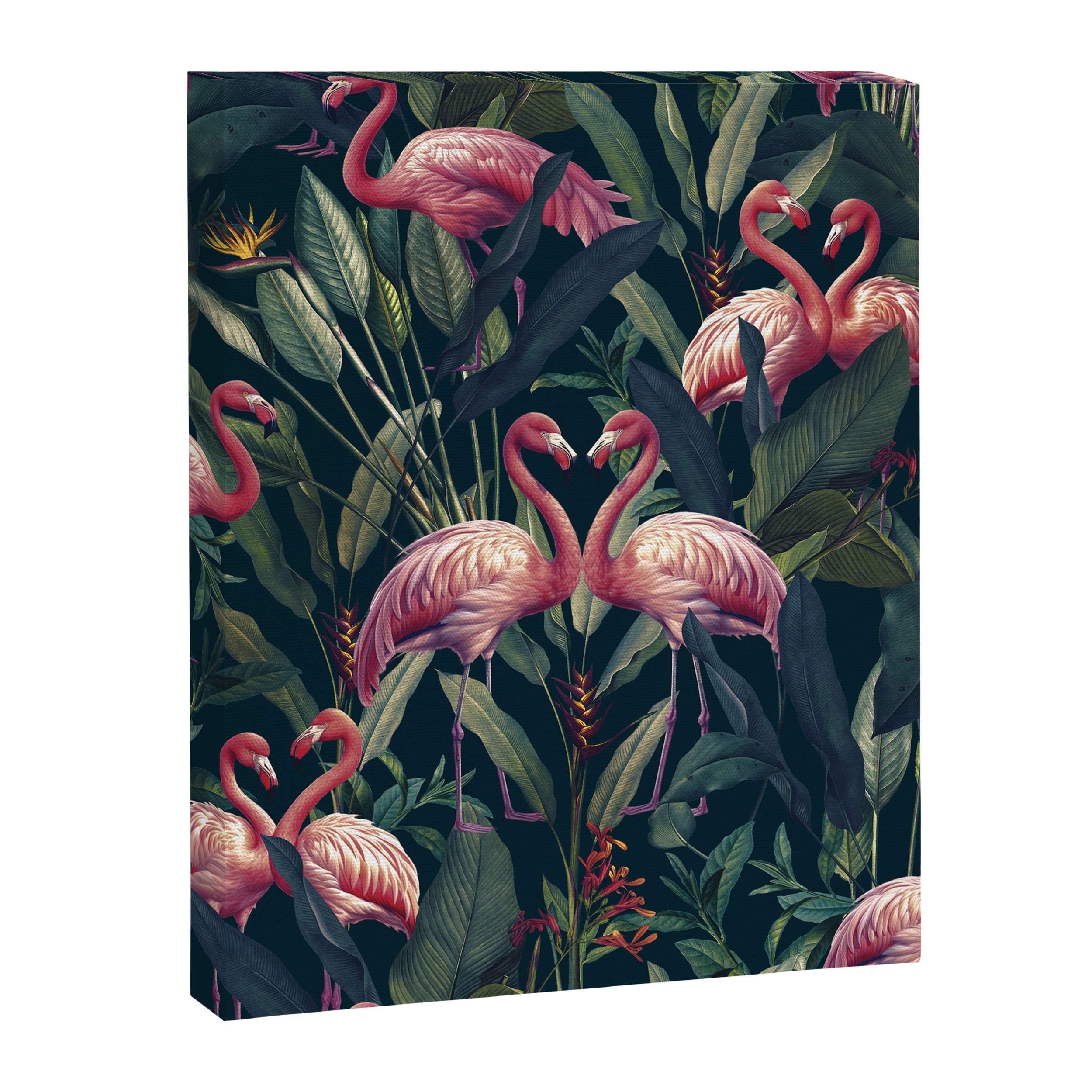 Tropical Flamingos Canvas Print Gallery Image 6