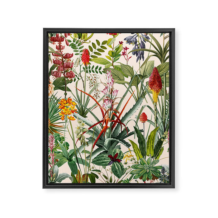 Tropical Flora II Framed Canvas Print Gallery Image 1