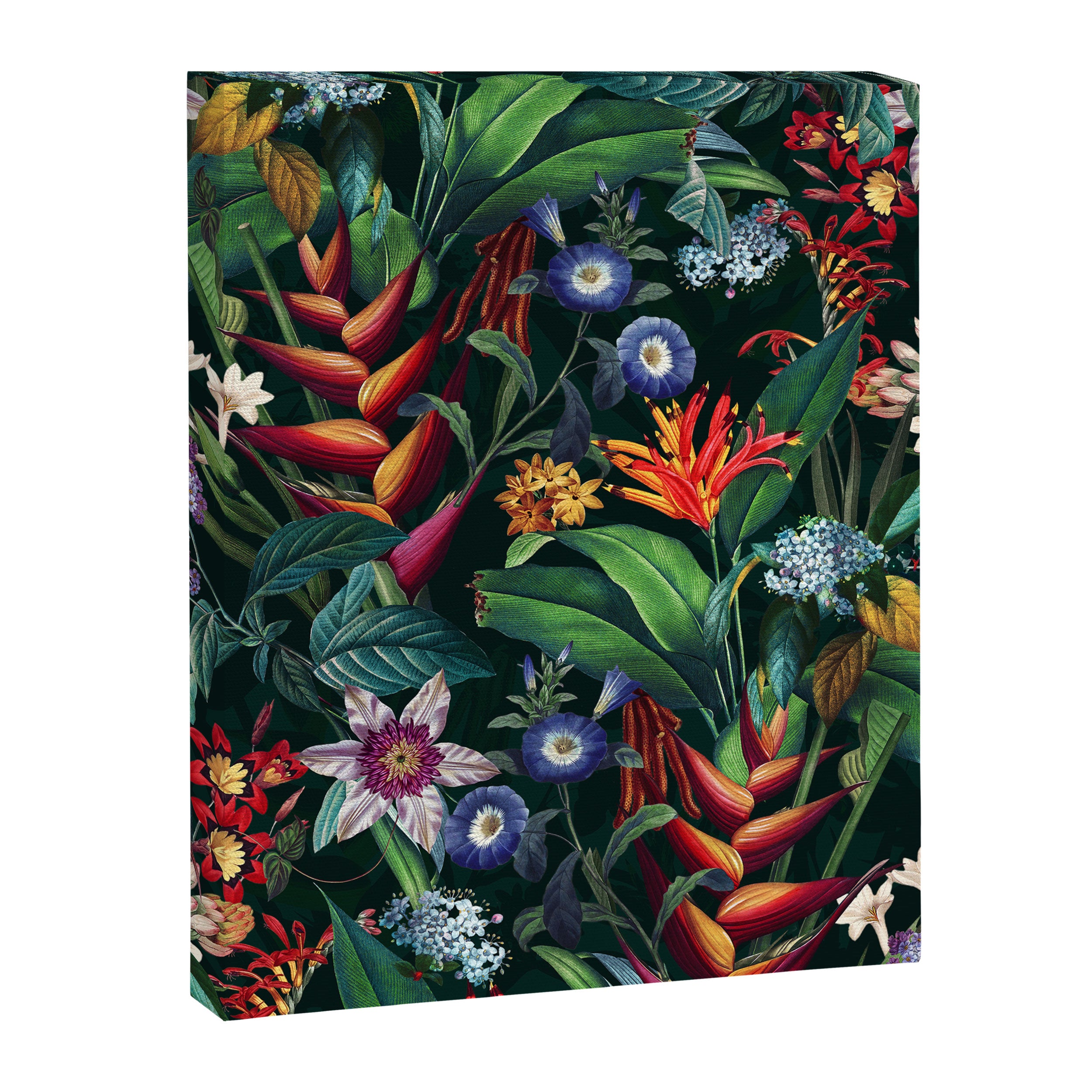 Tropical Flora - Night Canvas Print Gallery Image 6
