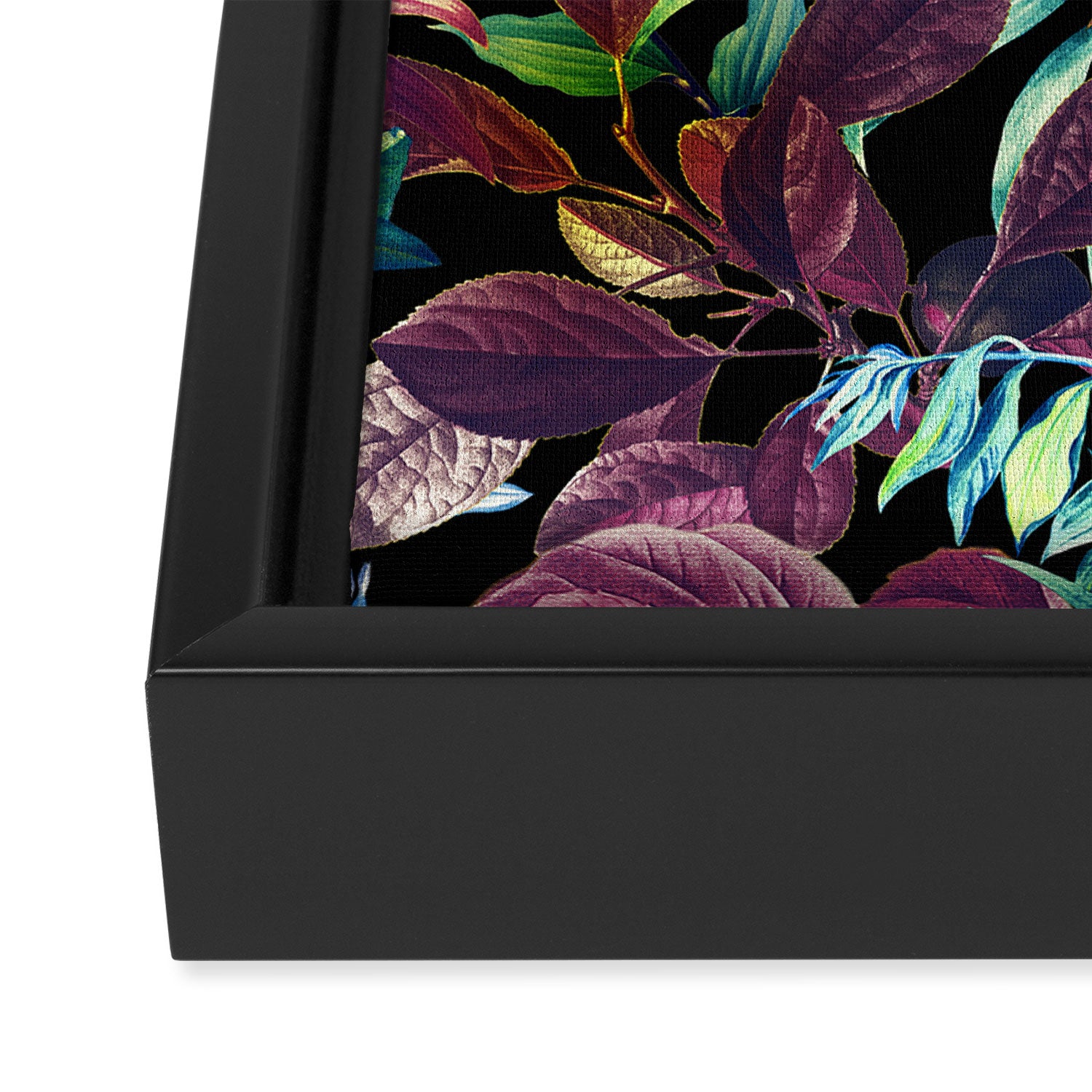 Tropical Garden XV - Night Framed Canvas Print Gallery Image 3