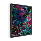 Tropical Garden XV - Night Framed Canvas Print Gallery Image 2
