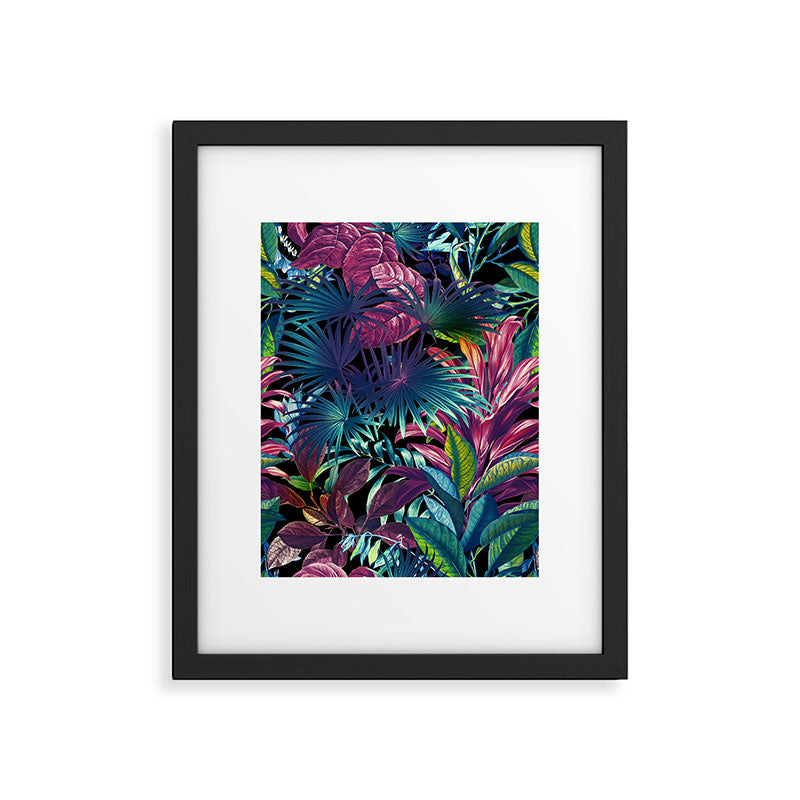 Tropical Garden XV - Night Framed Art Print Gallery Image 5