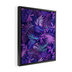 Tropical Leaf Pattern Framed Canvas Print Gallery Image 2