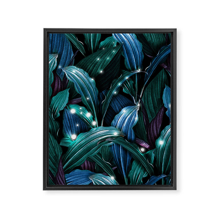 Tropical Magic Forest Framed Canvas Print Gallery Image 1