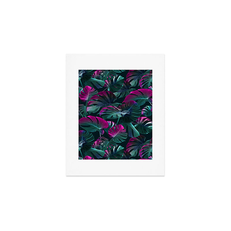 Tropical Monstera Leaf Garden Art Print Gallery Image 1
