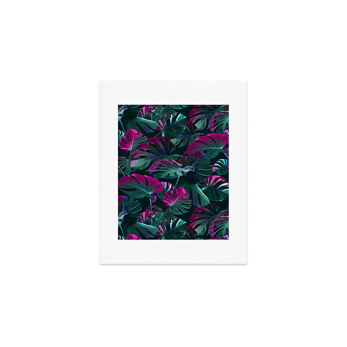 Tropical Monstera Leaf Garden Art Print Gallery Image 1