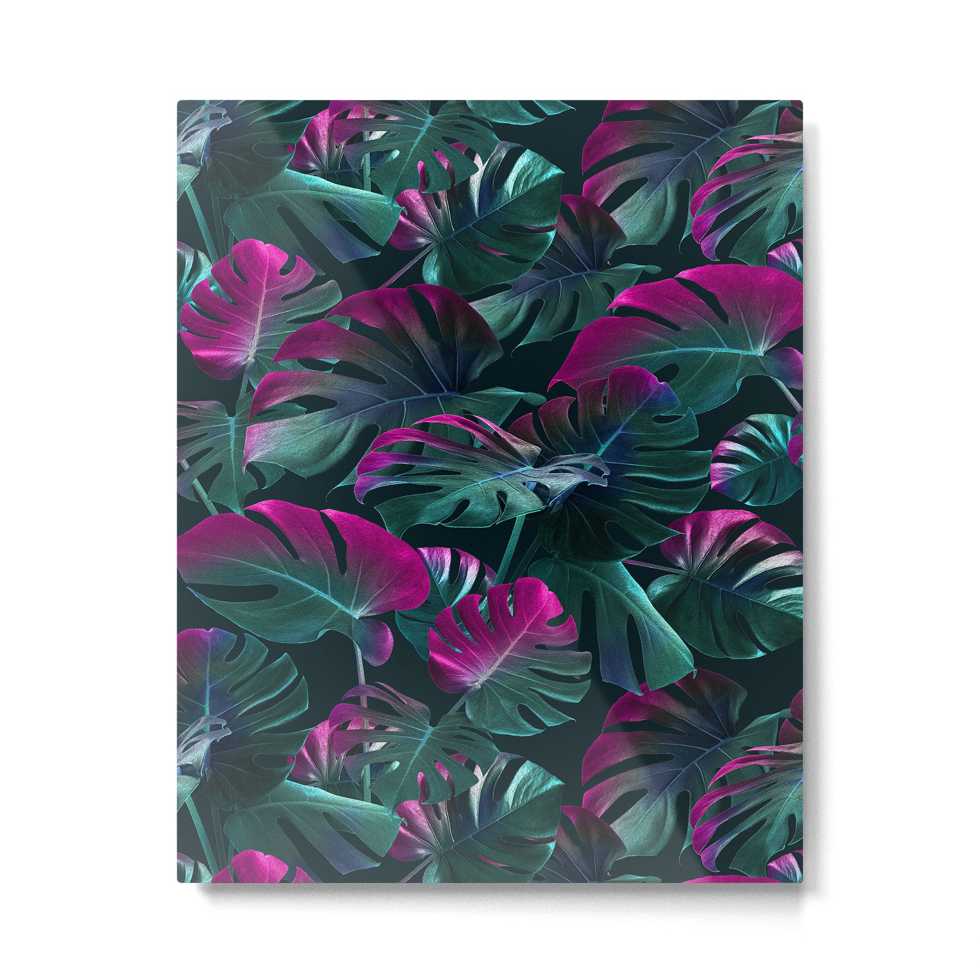Tropical Monstera Leaf Garden Metal Print Gallery Image 4