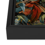 Tropical Night Garden Multicolor Framed Canvas Print Gallery Image 3