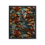 Tropical Night Garden Multicolor Framed Canvas Print Gallery Image 6