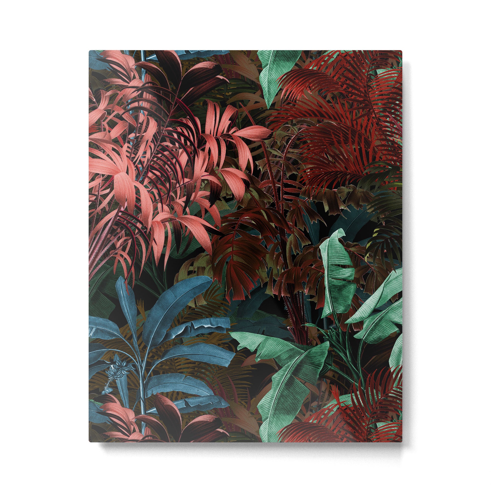 Tropical Night Garden Multicolor Metal Print Gallery Image 6